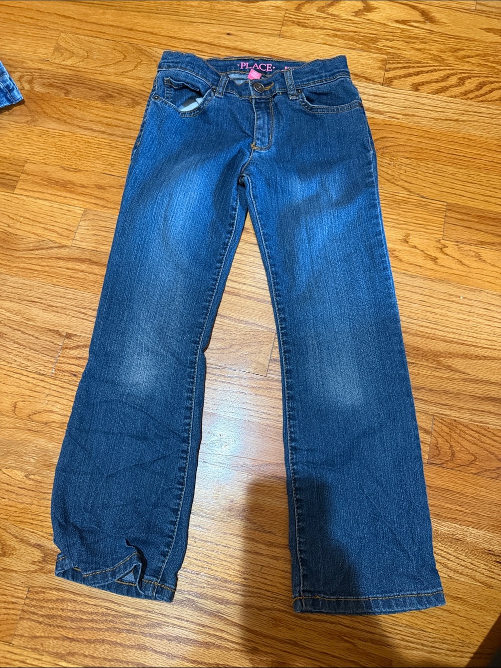 Place Men's Dark Blue Bootcut Jeans